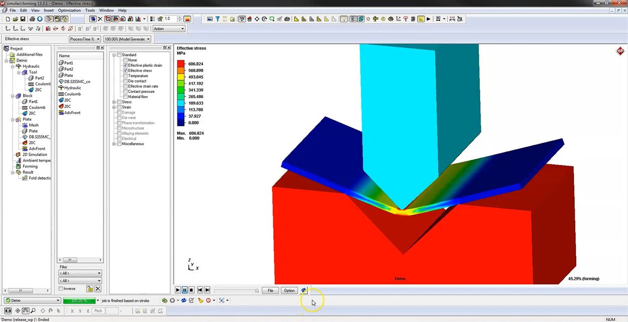 MSC Simufact Forming + crack